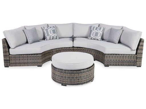 Harbor Court - Dark Gray - 3 Pc. - Sectional Lounge Set Cleveland Home Outlet (OH) - Furniture Store in Middleburg Heights Serving Cleveland, Strongsville, and Online