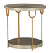 Ranoka - Platinum - Round End Table Cleveland Home Outlet (OH) - Furniture Store in Middleburg Heights Serving Cleveland, Strongsville, and Online