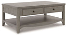 Charina - Antique Gray - Rectangular Cocktail Table Cleveland Home Outlet (OH) - Furniture Store in Middleburg Heights Serving Cleveland, Strongsville, and Online