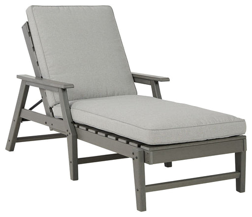 Visola - Gray - Chaise Lounge With Cushion Cleveland Home Outlet (OH) - Furniture Store in Middleburg Heights Serving Cleveland, Strongsville, and Online