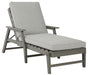 Visola - Gray - Chaise Lounge With Cushion Cleveland Home Outlet (OH) - Furniture Store in Middleburg Heights Serving Cleveland, Strongsville, and Online