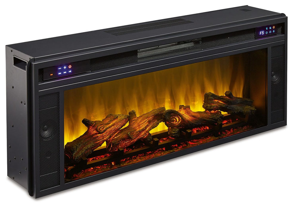Entertainment - Black - Fireplace Insert - Rectangular Cleveland Home Outlet (OH) - Furniture Store in Middleburg Heights Serving Cleveland, Strongsville, and Online