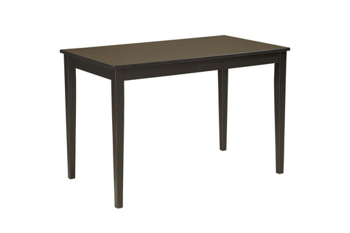Kimonte - Dark Brown - Rectangular Dining Room Table Cleveland Home Outlet (OH) - Furniture Store in Middleburg Heights Serving Cleveland, Strongsville, and Online