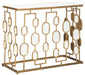 Majaci - Gold Finish - Console Table Cleveland Home Outlet (OH) - Furniture Store in Middleburg Heights Serving Cleveland, Strongsville, and Online