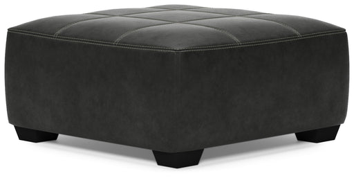 Bilgray - Pewter - Oversized Accent Ottoman Cleveland Home Outlet (OH) - Furniture Store in Middleburg Heights Serving Cleveland, Strongsville, and Online