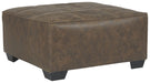 Abalone - Chocolate - Oversized Accent Ottoman Cleveland Home Outlet (OH) - Furniture Store in Middleburg Heights Serving Cleveland, Strongsville, and Online