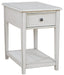 Kanwyn - Whitewash - Rectangular End Table Cleveland Home Outlet (OH) - Furniture Store in Middleburg Heights Serving Cleveland, Strongsville, and Online