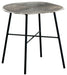 Laverford - Chrome / Black - Round End Table Cleveland Home Outlet (OH) - Furniture Store in Middleburg Heights Serving Cleveland, Strongsville, and Online