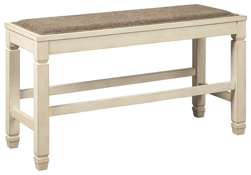 Bolanburg - Beige - Dbl Counter Uph Bench Cleveland Home Outlet (OH) - Furniture Store in Middleburg Heights Serving Cleveland, Strongsville, and Online
