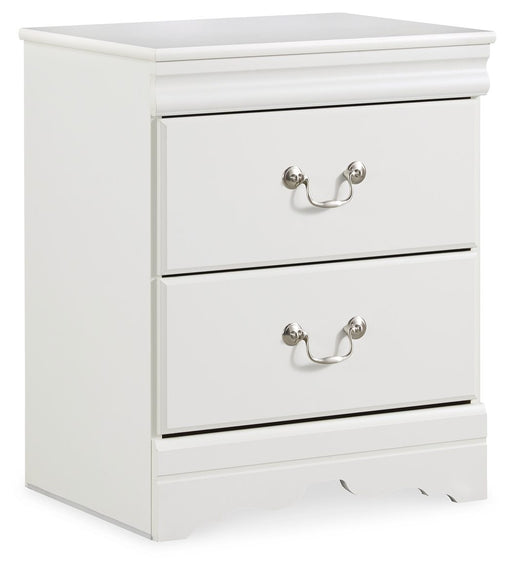 Anarasia - White - Two Drawer Night Stand Cleveland Home Outlet (OH) - Furniture Store in Middleburg Heights Serving Cleveland, Strongsville, and Online