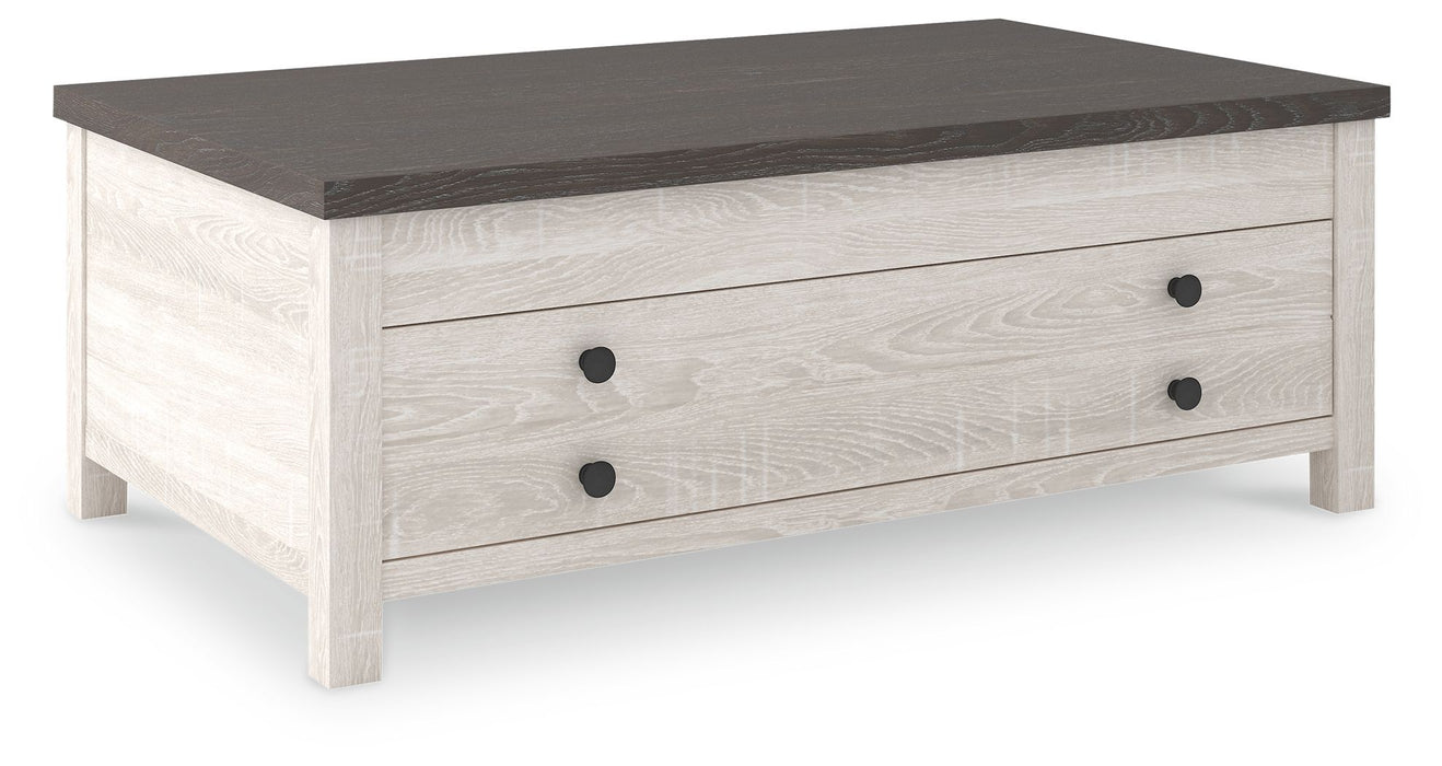 Dorrinson - White / Black / Gray - Lift Top Cocktail Table Cleveland Home Outlet (OH) - Furniture Store in Middleburg Heights Serving Cleveland, Strongsville, and Online
