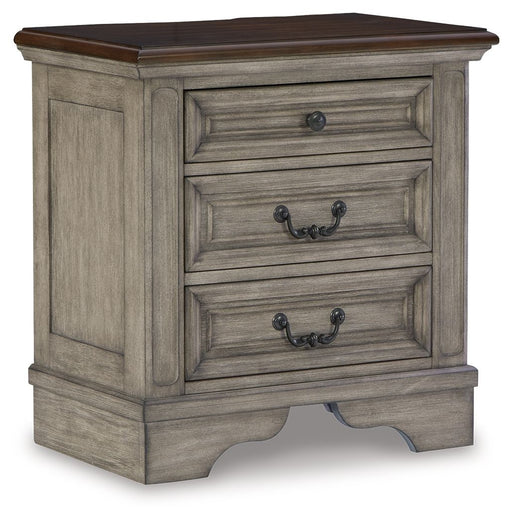 Lodenbay - Antique Gray - Three Drawer Night Stand Cleveland Home Outlet (OH) - Furniture Store in Middleburg Heights Serving Cleveland, Strongsville, and Online