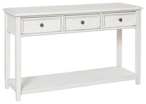 Kanwyn - Whitewash - Sofa Table Cleveland Home Outlet (OH) - Furniture Store in Middleburg Heights Serving Cleveland, Strongsville, and Online