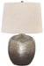 Magalie - Antique Silver Finish - Metal Table Lamp Cleveland Home Outlet (OH) - Furniture Store in Middleburg Heights Serving Cleveland, Strongsville, and Online