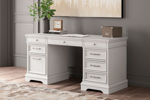 Kanwyn - Whitewash - Credenza With Eight Drawers Cleveland Home Outlet (OH) - Furniture Store in Middleburg Heights Serving Cleveland, Strongsville, and Online