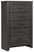 Brinxton - Charcoal - Five Drawer Chest Cleveland Home Outlet (OH) - Furniture Store in Middleburg Heights Serving Cleveland, Strongsville, and Online