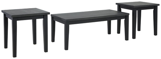 Garvine - Black / Gray - Occasional Table Set (Set of 3) Cleveland Home Outlet (OH) - Furniture Store in Middleburg Heights Serving Cleveland, Strongsville, and Online